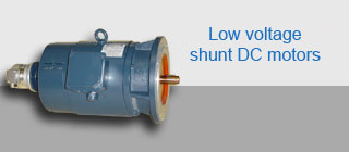 low voltage compound wound shunt wound dc motors